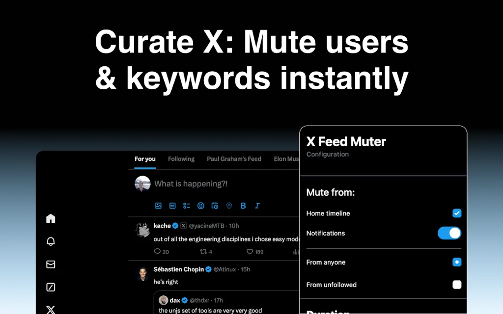 X Feed Muter screenshot 1 of 6