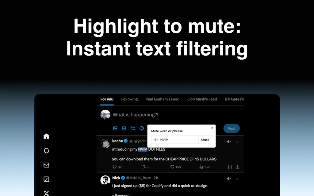 X Feed Muter screenshot 2 of 6