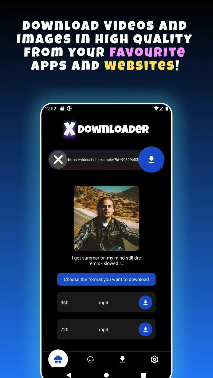 XDownloader : Video Downloader screenshot 1 of 4