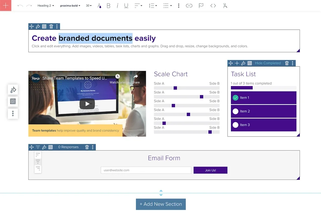Xtensio screenshot 2 of 9