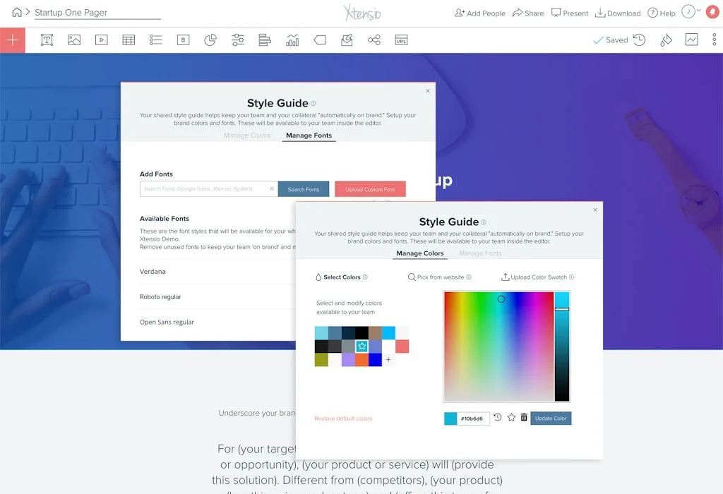 Xtensio screenshot 7 of 9