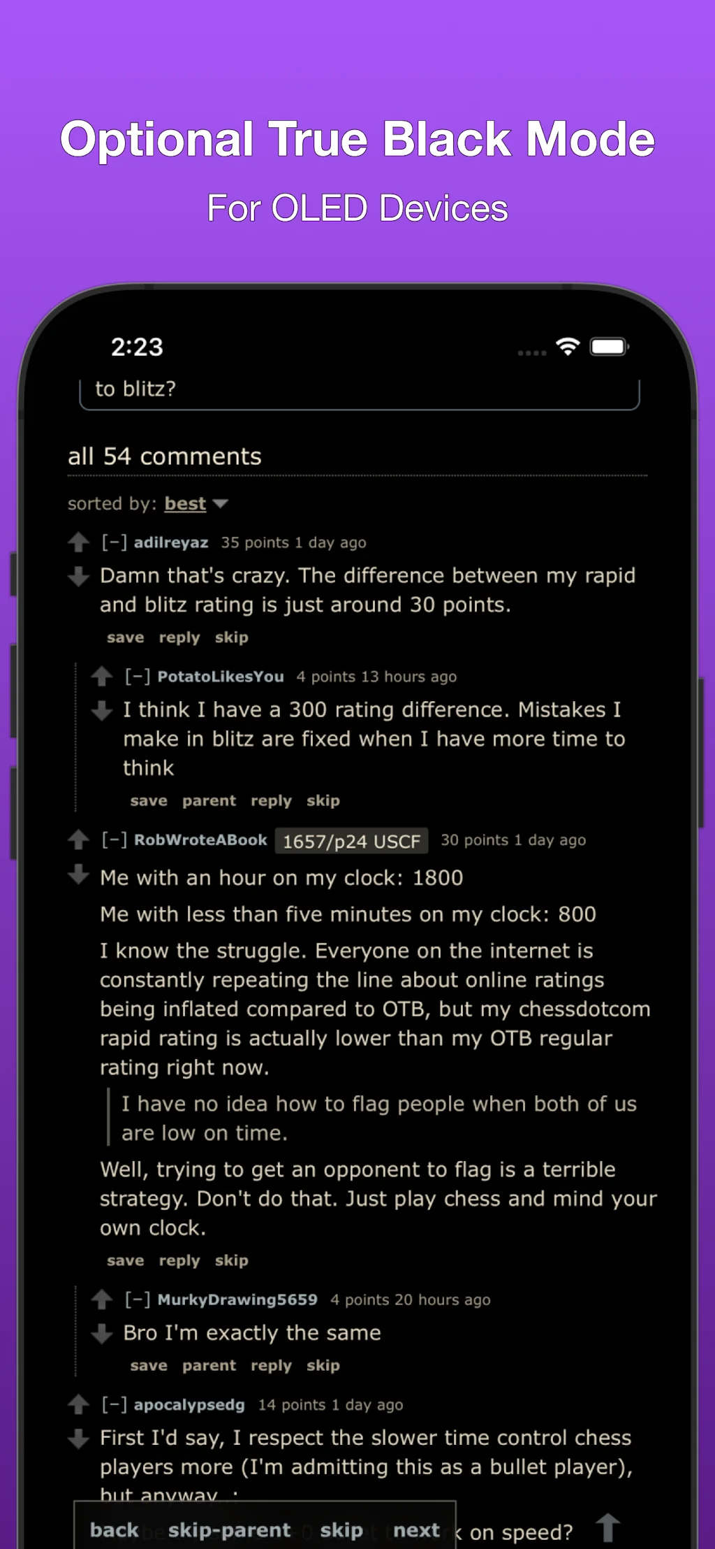 Yesterday For Old Reddit screenshot 3 of 6