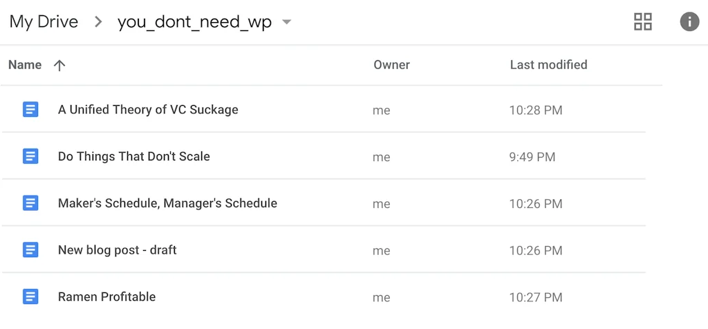 You Don't Need WordPress screenshot 2 of 4