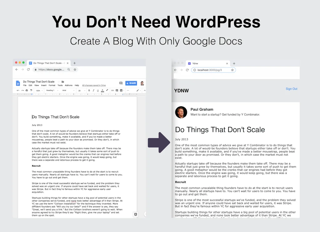 You Don't Need WordPress screenshot 4 of 4