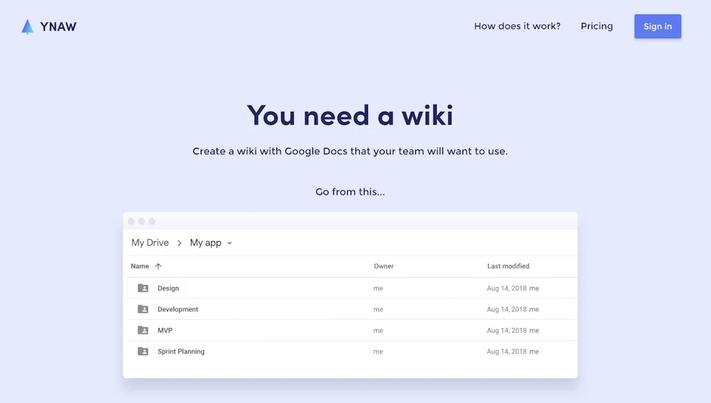 You Need A Wiki screenshot 3 of 3