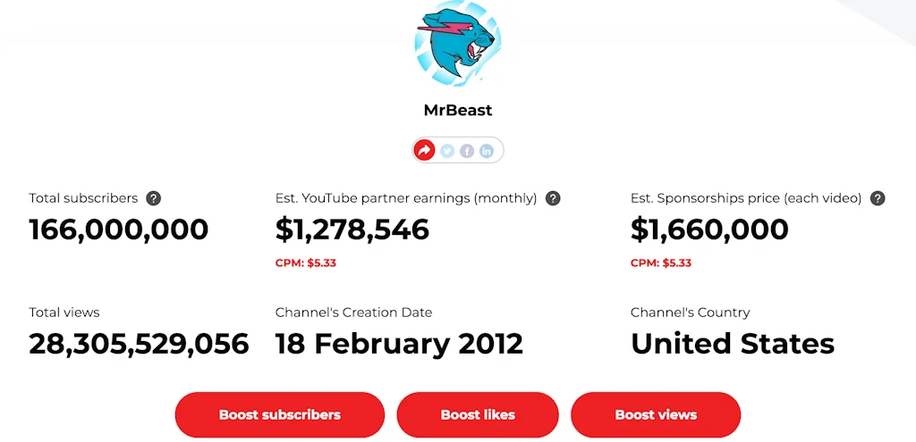 YouTube Money Calculator by Views4You screenshot 2 of 3