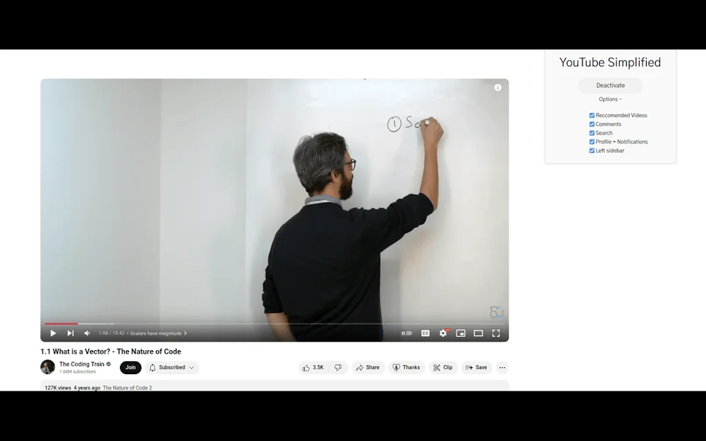 YouTube Simplified screenshot 3 of 3