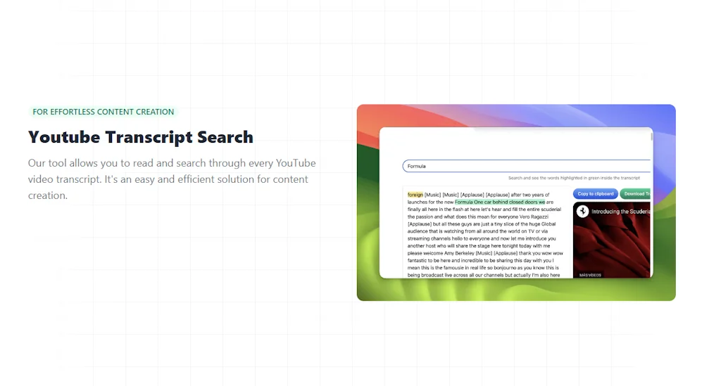 Youtube transcripts by Editby.ai screenshot 5 of 5