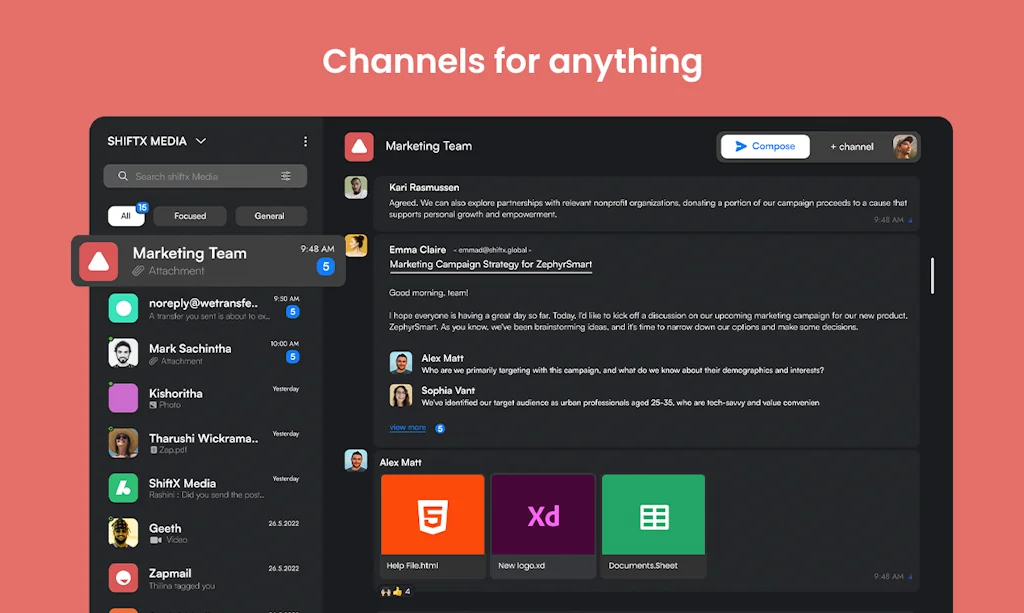Zapmail : Slack as an email service screenshot 2 of 3