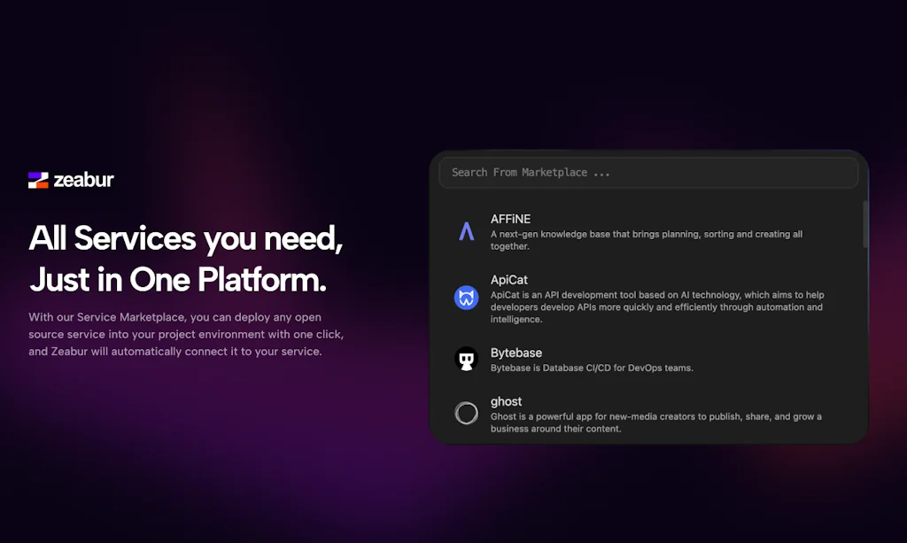 Zeabur screenshot 4 of 4