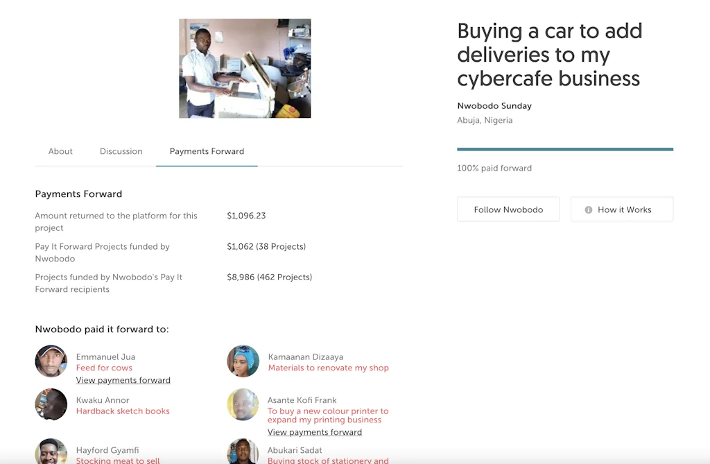 Zidisha screenshot 2 of 3