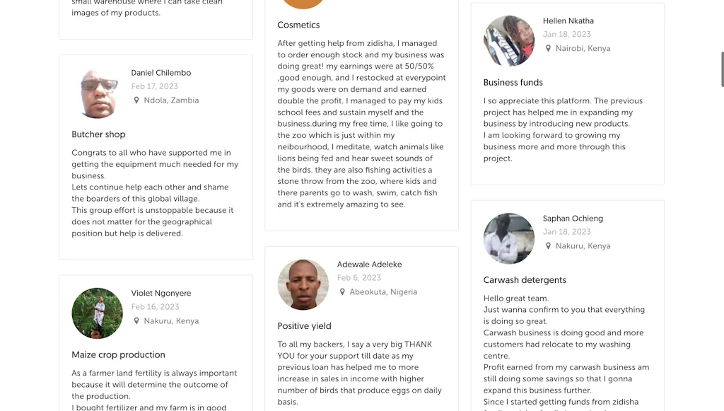 Zidisha screenshot 3 of 3