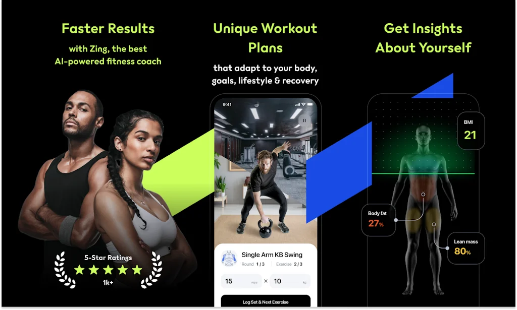 Zing AI Fitness Coach screenshot 1 of 3