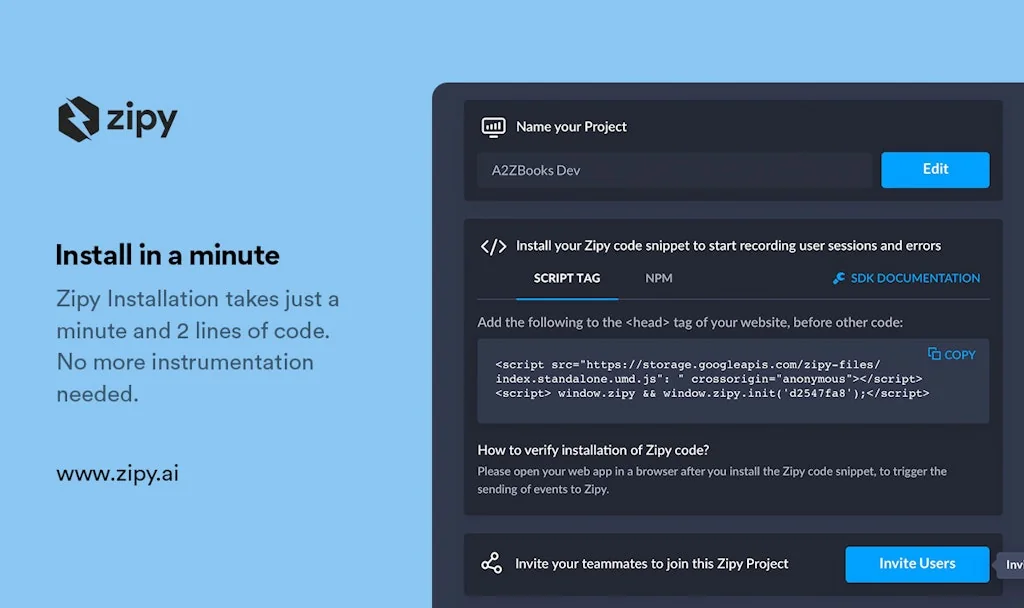Zipy screenshot 1 of 3