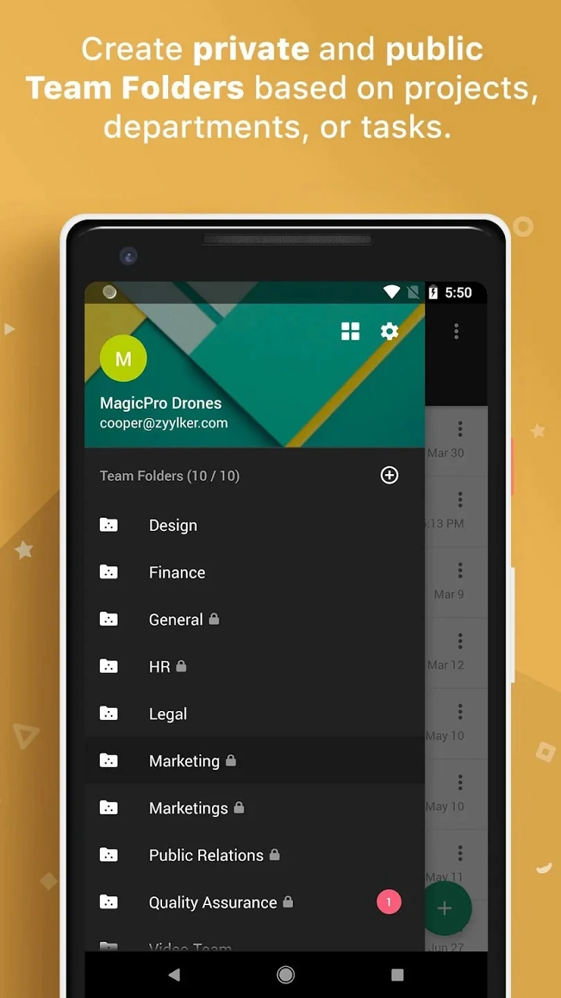 Zoho WorkDrive screenshot 2 of 5