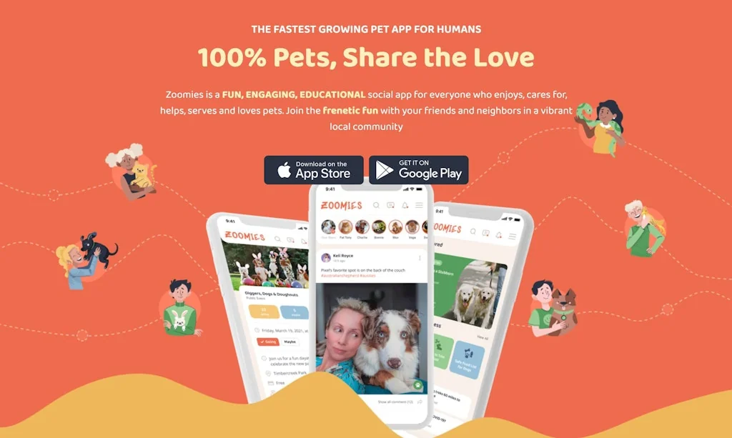 Zoomies Pet Social App for Humans screenshot 2 of 6